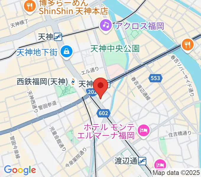 BIGBOSS福岡の地図