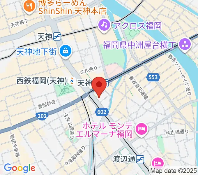 BIGBOSS福岡の地図