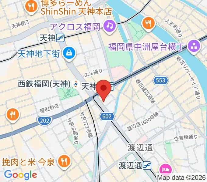 BIGBOSS福岡の地図