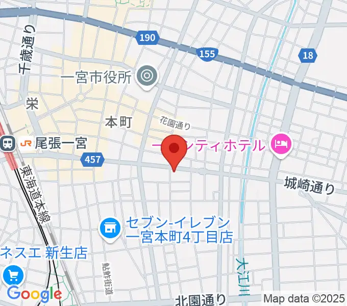 ミュージックポケットの地図