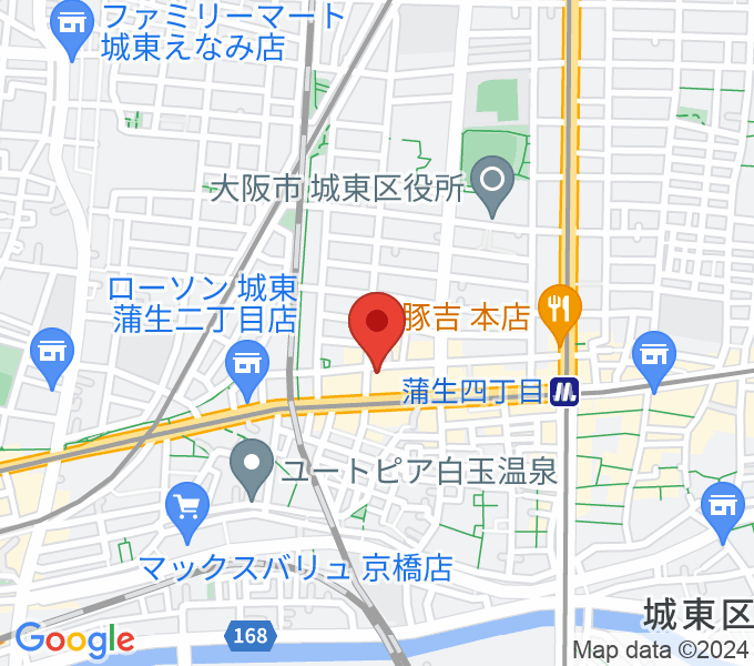 大阪スタジオギアの場所