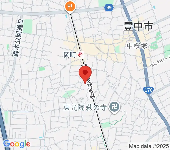 DEW9（スタジオデューク）の地図