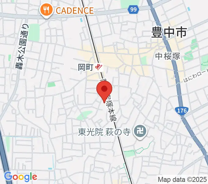 DEW9(スタジオデューク)の地図