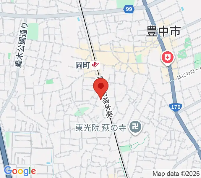 DEW9(スタジオデューク)の地図