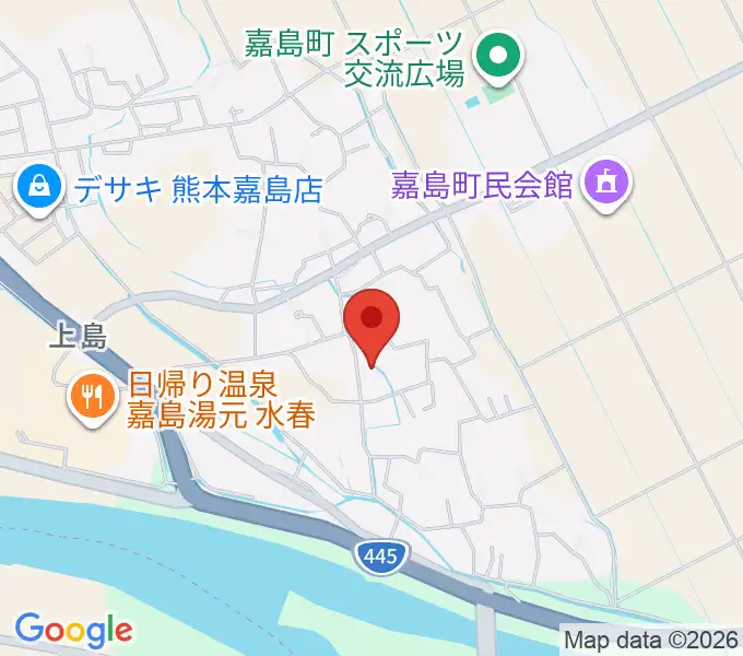 島村楽器 イオンモール熊本店の地図