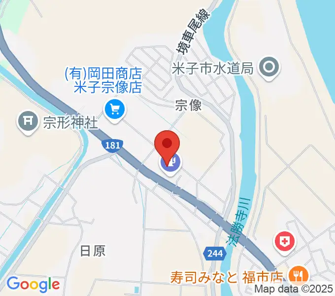 音楽天国 鳥取米子店の地図