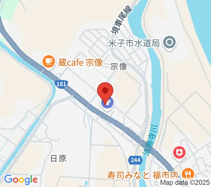 音楽天国 鳥取米子店の地図