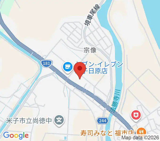 音楽天国 鳥取米子店の地図