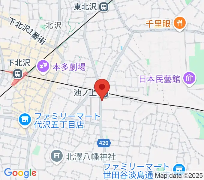 The Guitar Loungeの地図