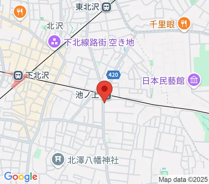 The Guitar Loungeの地図