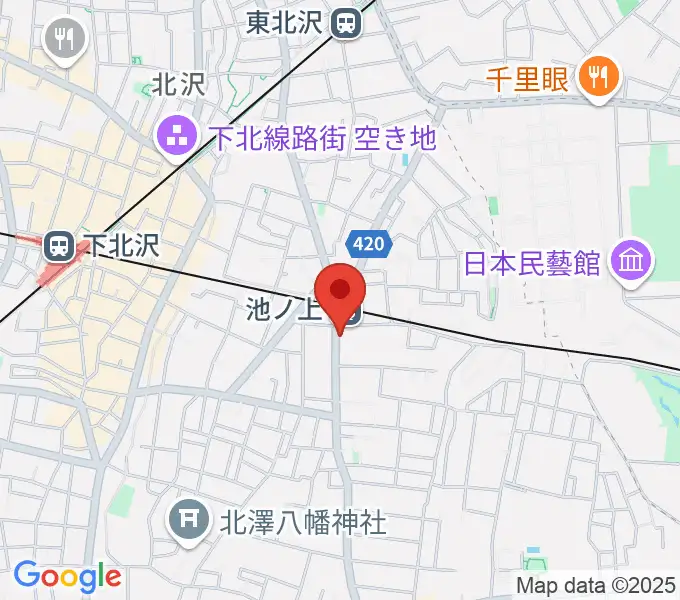 The Guitar Loungeの地図