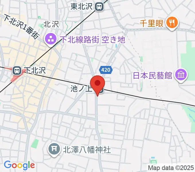 The Guitar Loungeの地図