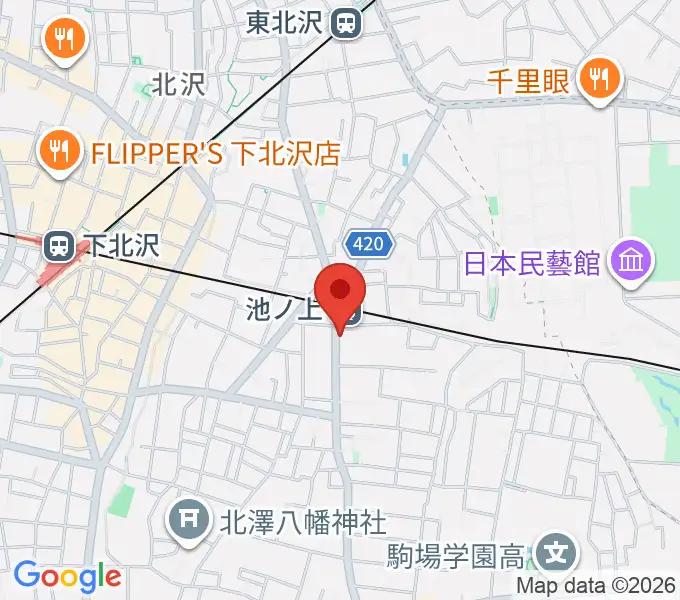 The Guitar Loungeの地図