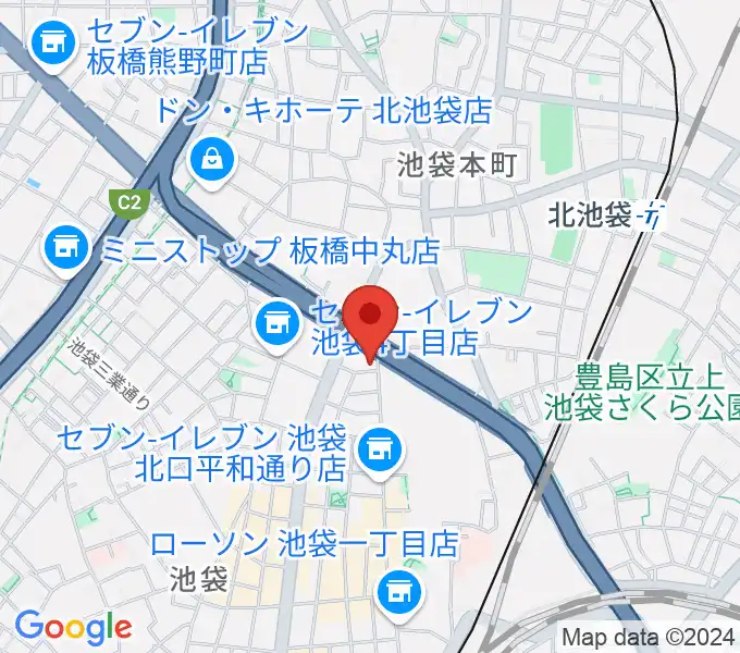 ウクレレマニアの地図