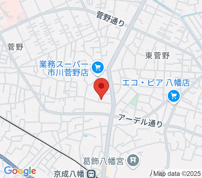 ハーティスト・ミュージックの地図