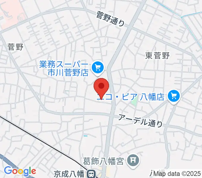 ハーティスト・ミュージックの地図
