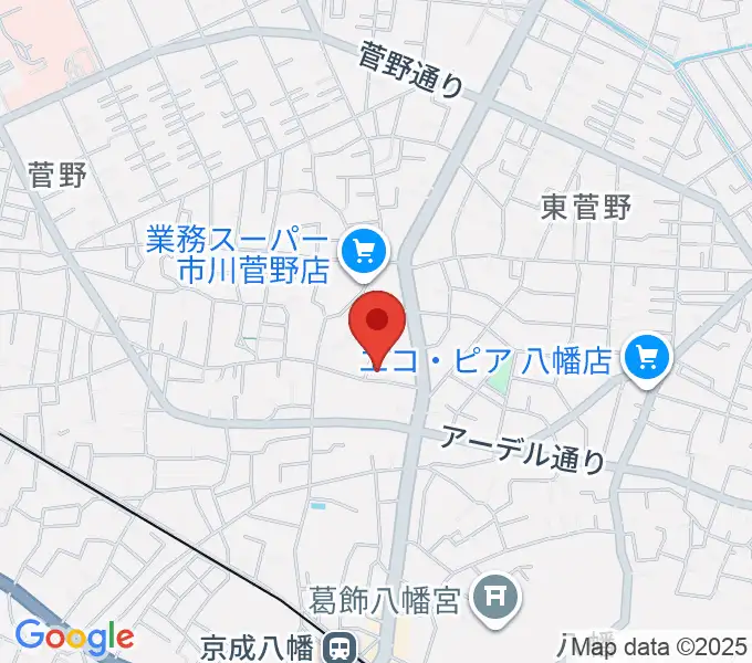 ハーティスト・ミュージックの地図