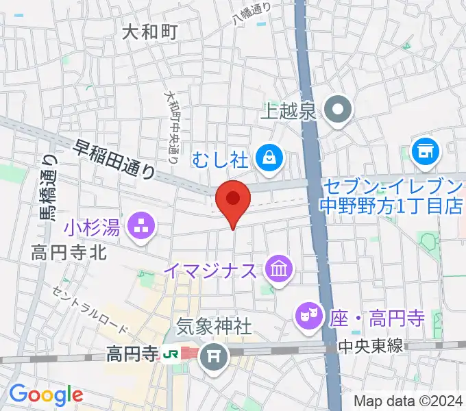 バディサウンドワークスの地図