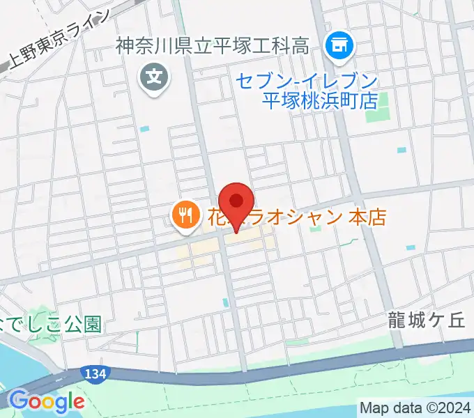 リアリーミュージックの地図