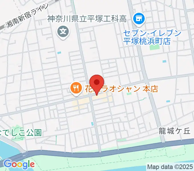 リアリーミュージックの地図