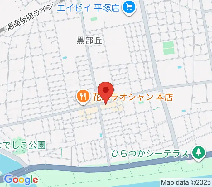リアリーミュージックの地図