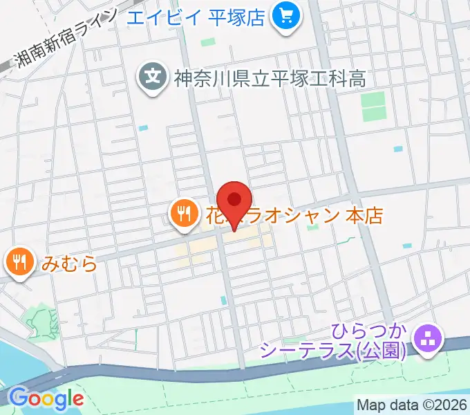 リアリーミュージックの地図
