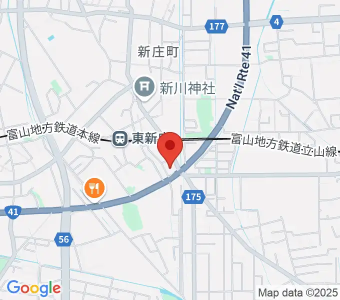 MPC楽器センター富山の地図