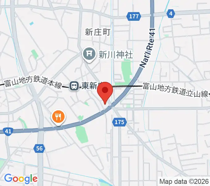 MPC楽器センター富山の地図