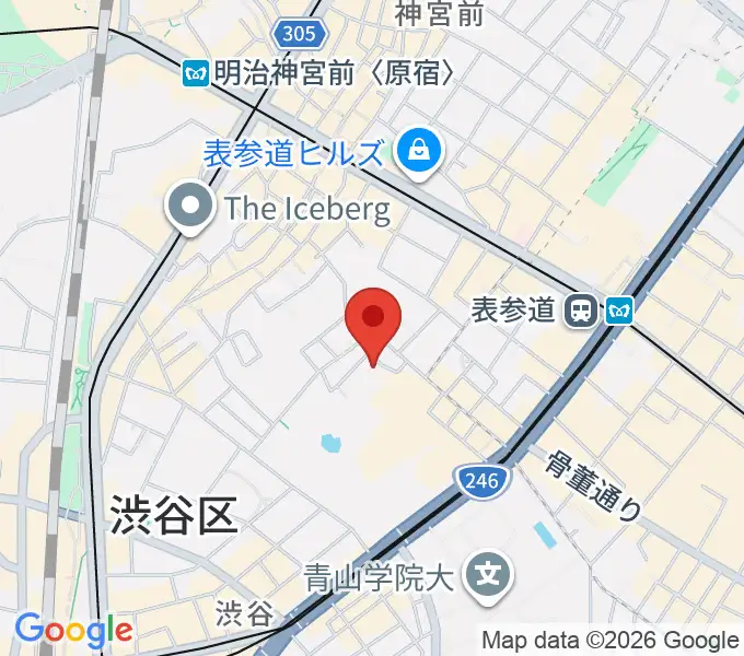 表参道ラパン・エ・アロの地図