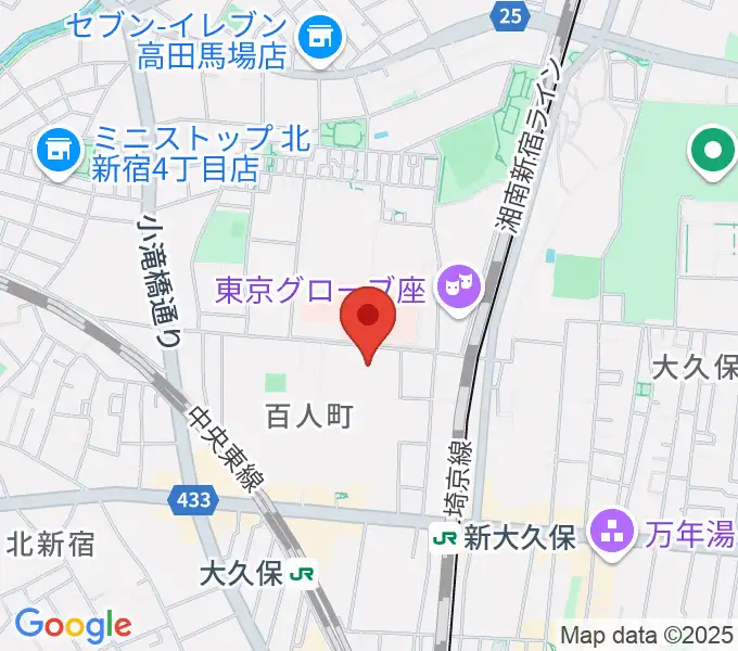 STUDIO VIRTUOSIの地図