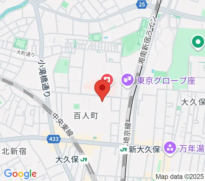 STUDIO VIRTUOSIの地図
