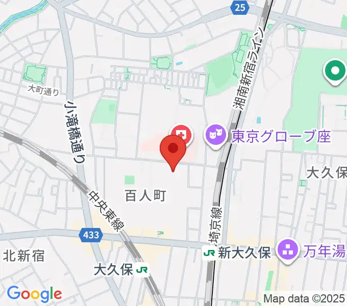 STUDIO VIRTUOSIの地図