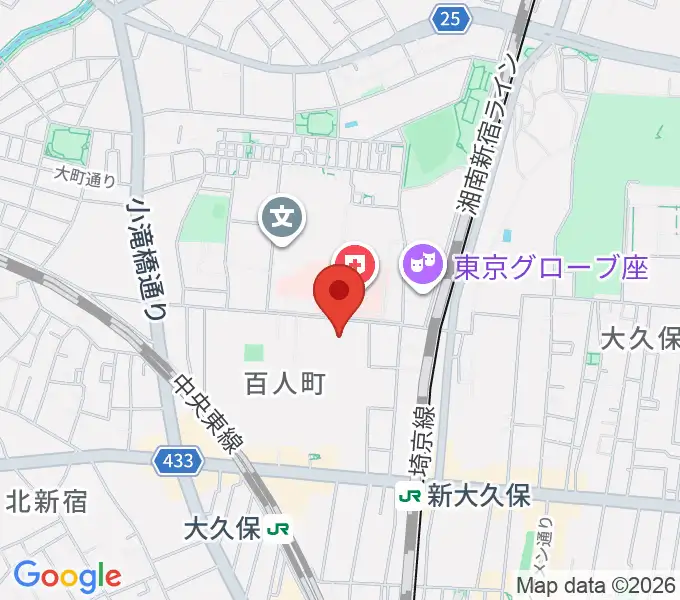 STUDIO VIRTUOSIの地図