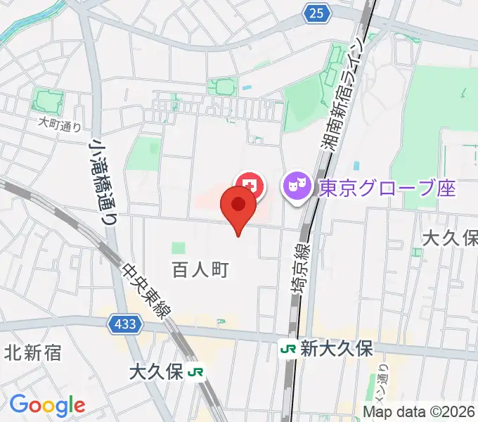 STUDIO VIRTUOSIの地図