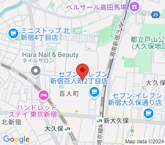 スタジオ ヴィルトゥオージの地図