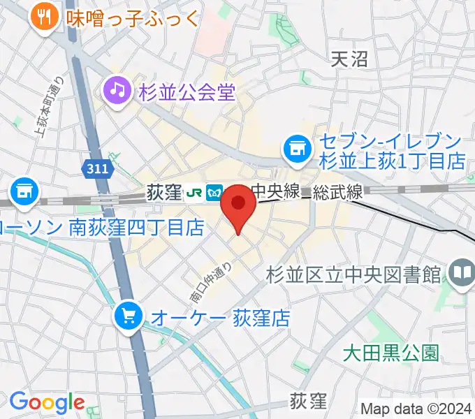 クレモニア・スタジオの地図