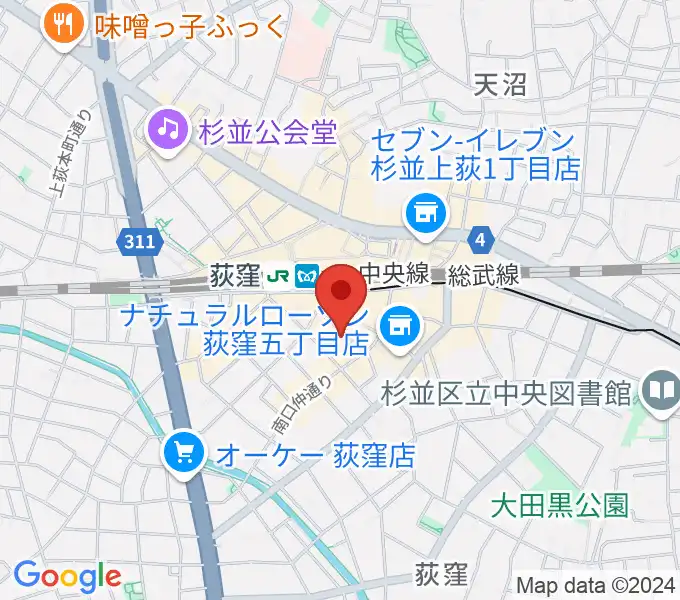 クレモニア・スタジオの地図