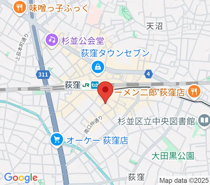 クレモニア・スタジオの地図