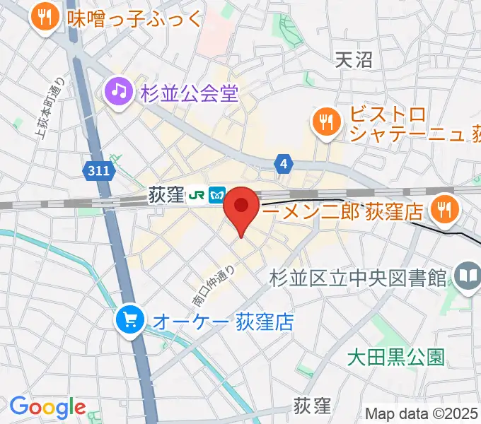 クレモニア・スタジオの地図