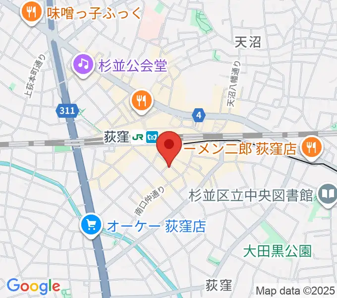 クレモニア・スタジオの地図