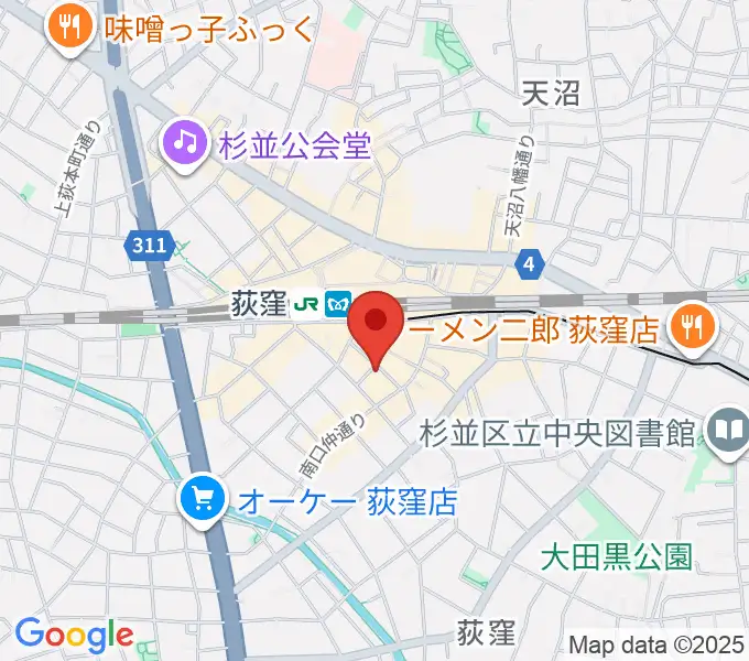 クレモニア・スタジオの地図