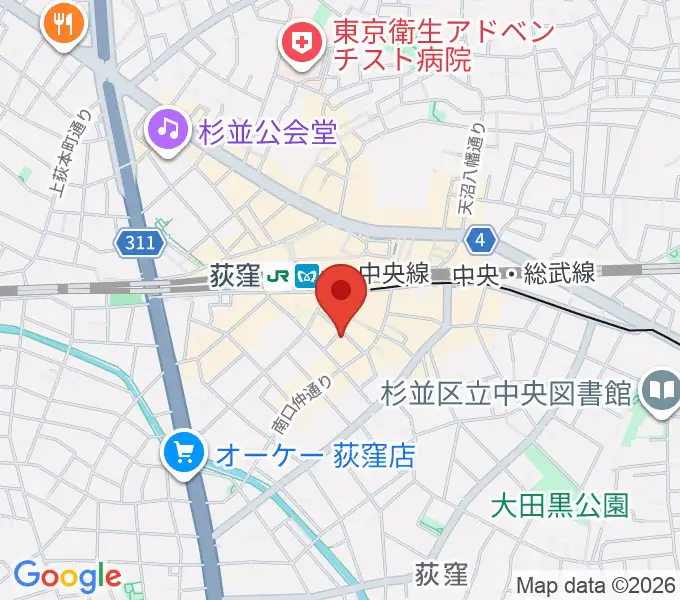 クレモニア・スタジオの地図