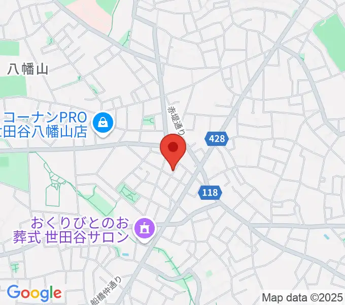 タッドポウルスタジオ Part2の地図