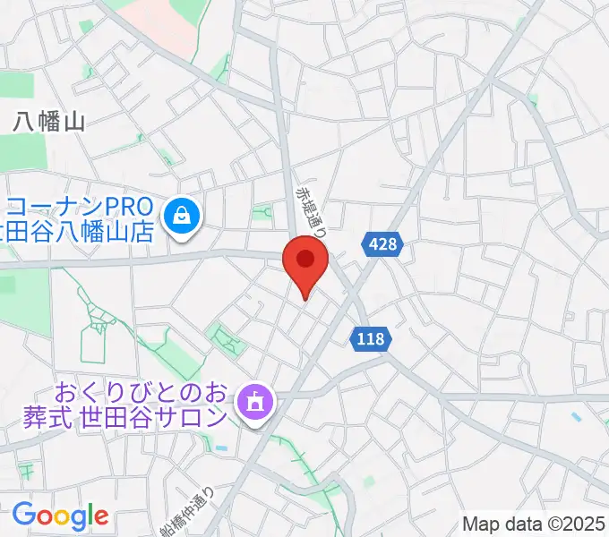タッドポウルスタジオ Part2の地図