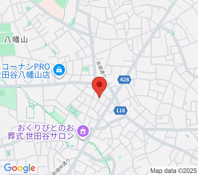 タッドポウルスタジオ Part2の地図