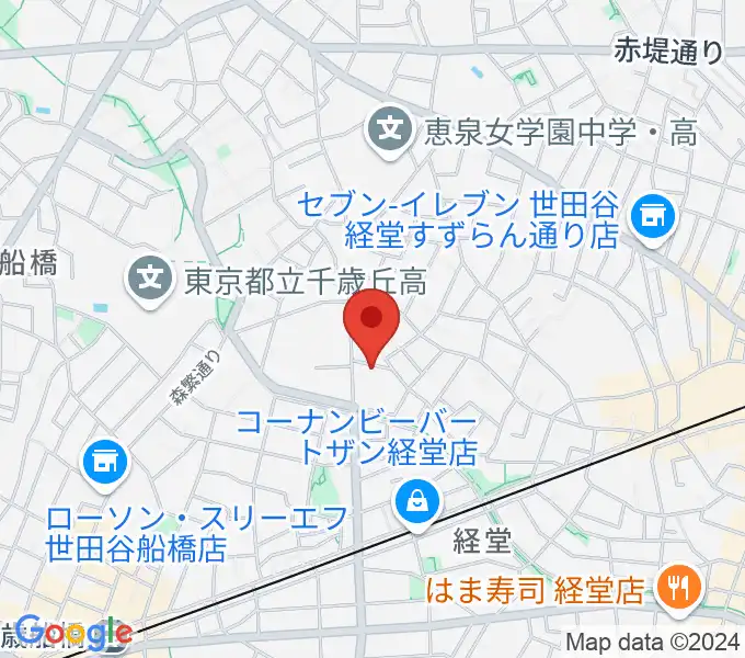 カルラホールの地図