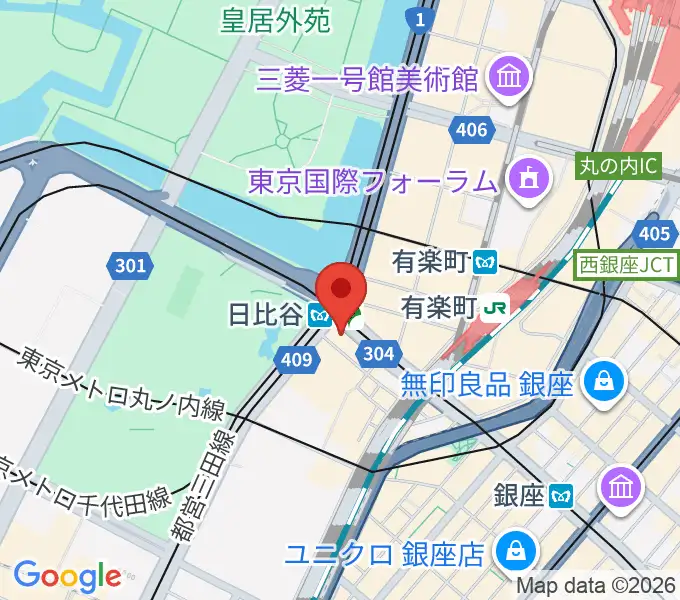 松尾楽器商会ライオン＆ヒーリー ハープ教室の地図