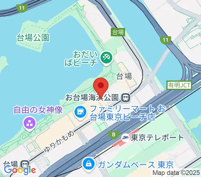 港区立台場区民センターの地図