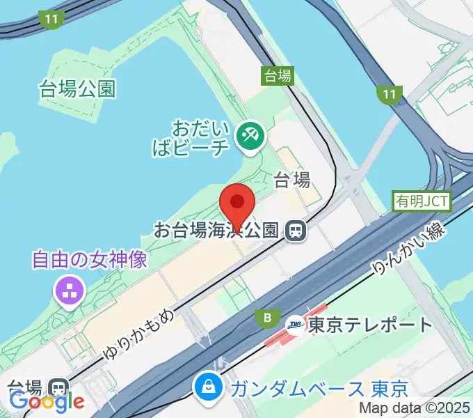 港区立台場区民センターの地図