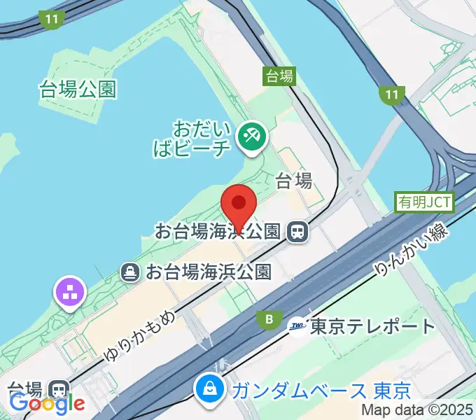 港区立台場区民センターの地図